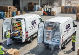 Chiller Van and a Freezer Van