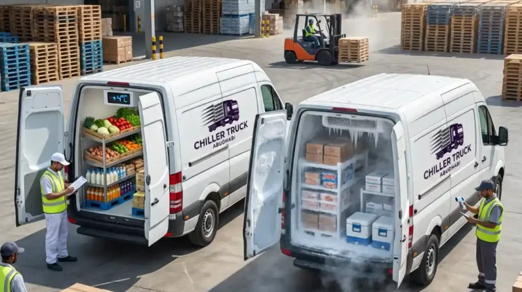 Chiller Van and a Freezer Van